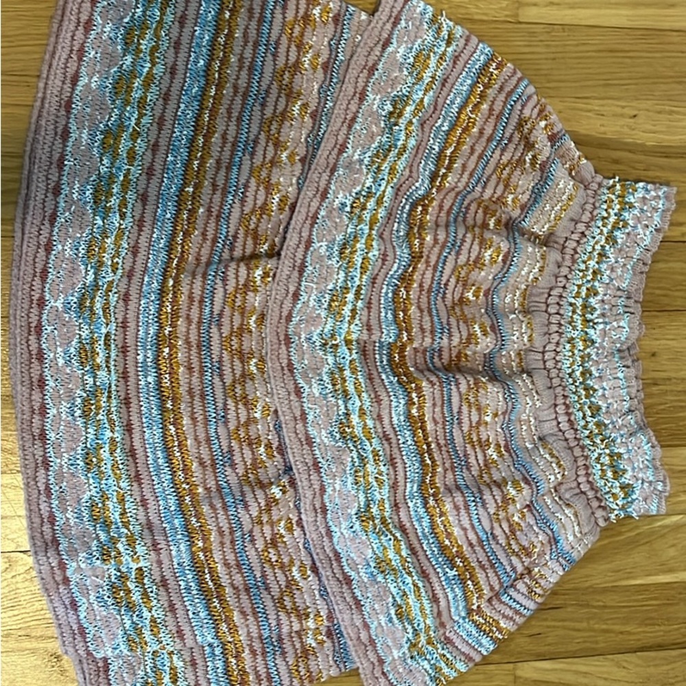 Cecelia Prado Anthropologie Colorful Knit Skirt